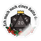 Sticker "Ich mach einen Salto dazu 20" - Transparent glänzend