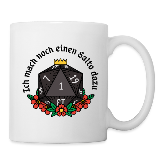 Tasse "Ich mach noch einen Salto dau 1" - weiß