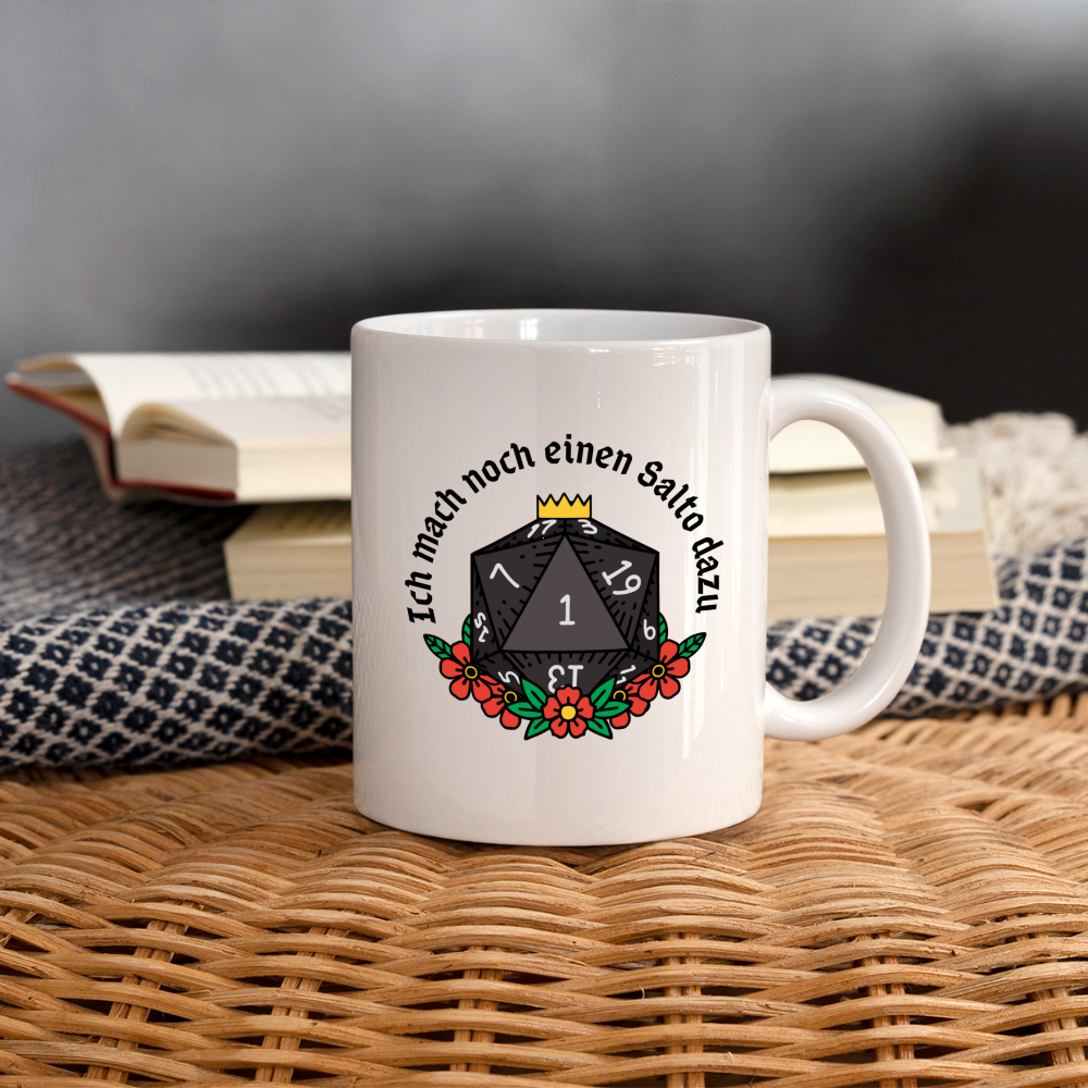 Tasse "Ich mach noch einen Salto dau 1" - weiß