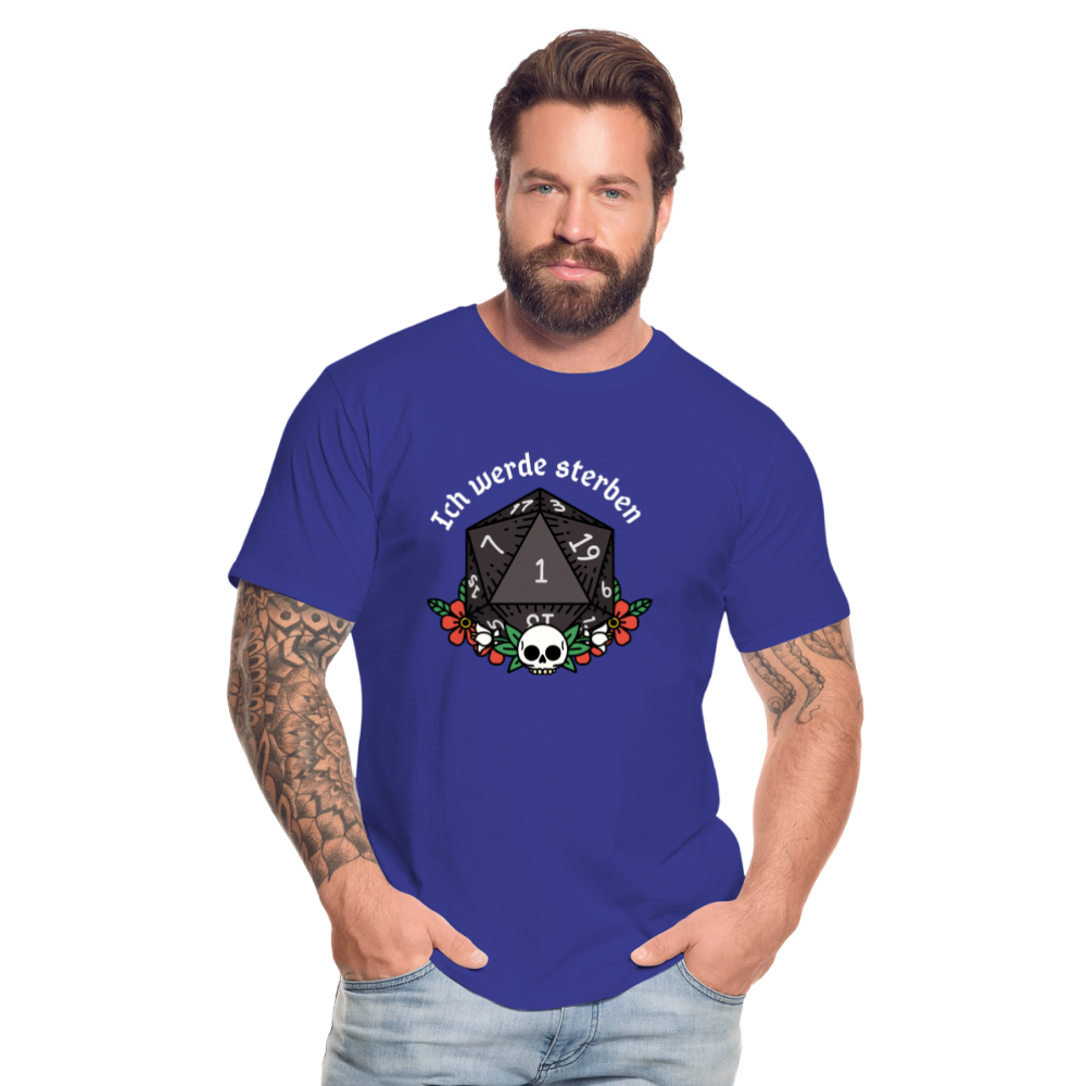 Männer Premium Bio T-Shirt "Ich werde sterben 1" - Königsblau