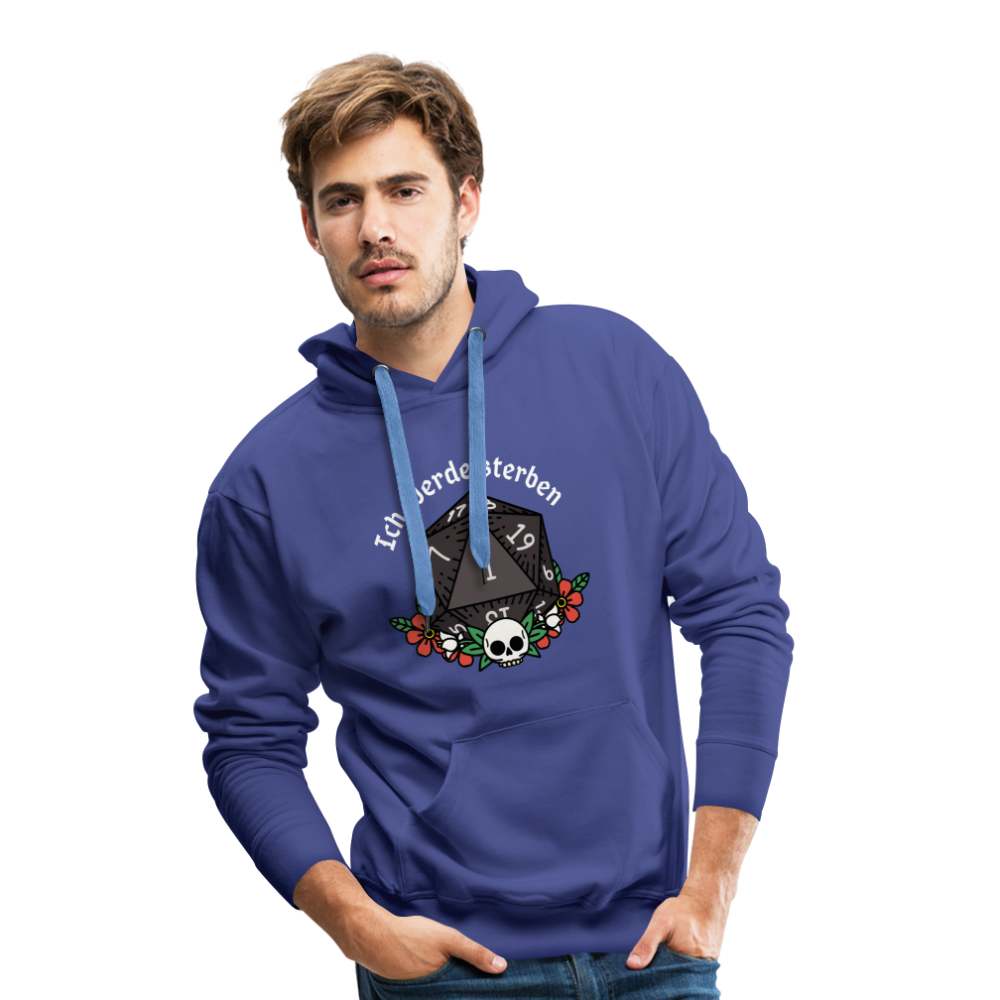 Men’s Premium Hoodie "Ich werde sterben 1" - Königsblau