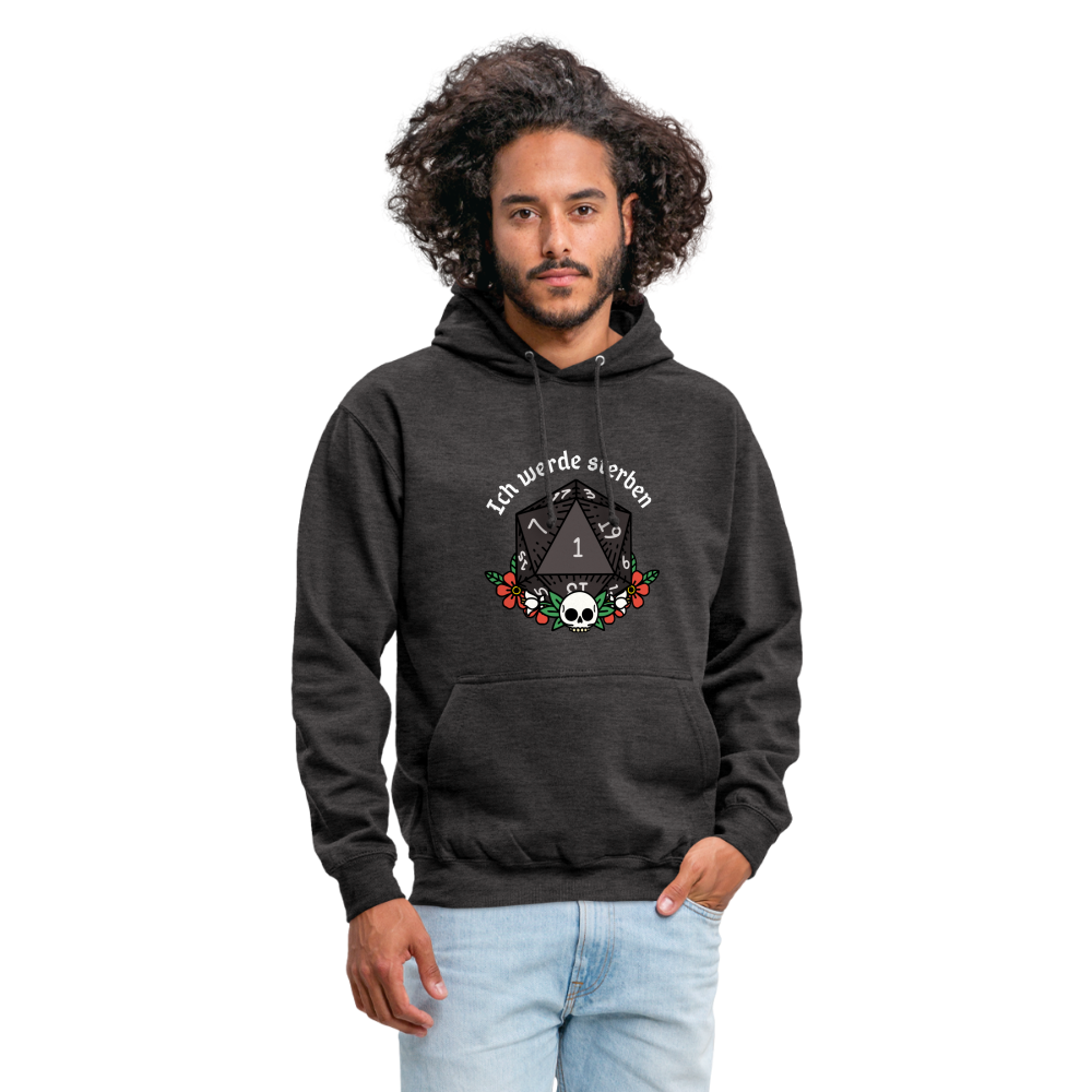 Unisex Hoodie "Ich werde sterben 1" - Anthrazit