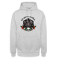 Unisex Hoodie "Ich werde sterben 1" - Hellgrau meliert