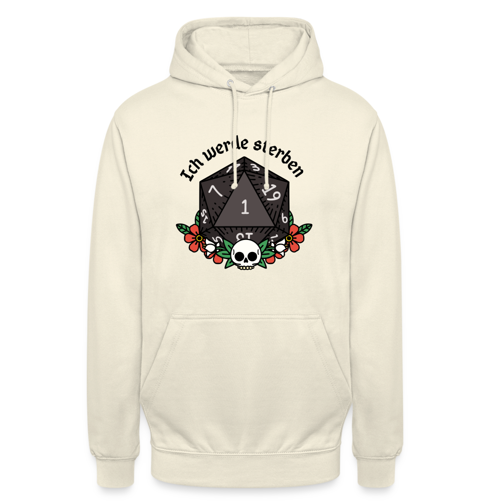 Unisex Hoodie "Ich werde sterben 1" - Vanille-Milchshake