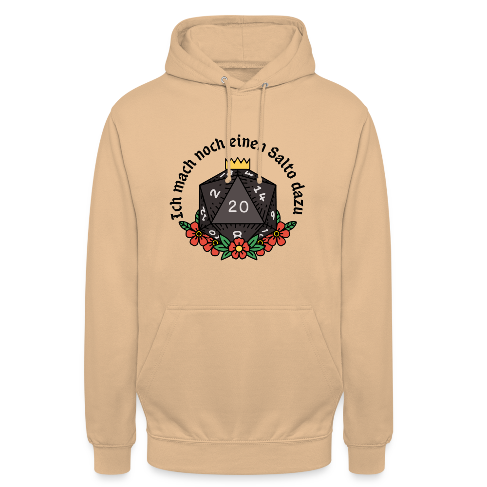 Unisex Hoodie "Ich mach noch einen Salto dazu 20" - Beige