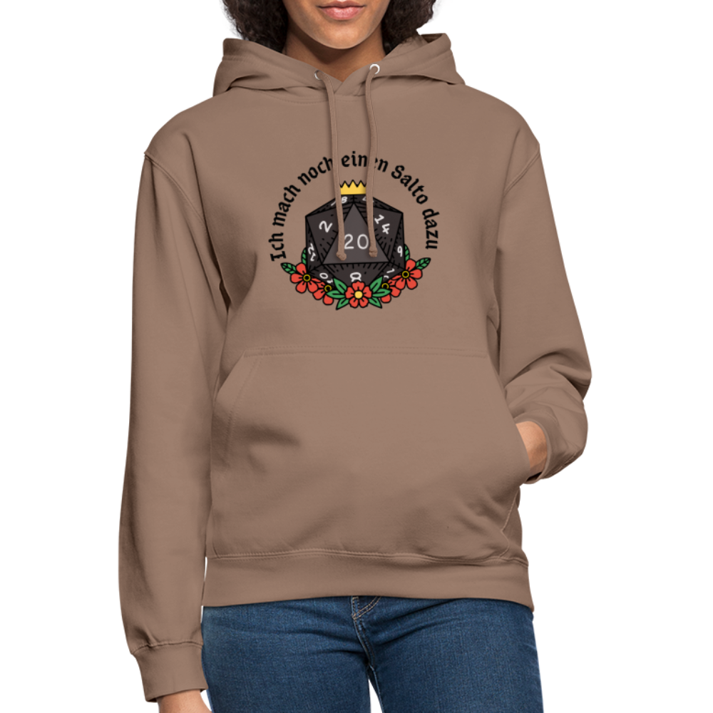 Unisex Hoodie "Ich mach noch einen Salto dazu 20" - Mokka