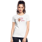 Frauen Premium Bio T-Shirt Rote Fäden - weiß