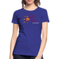 Frauen Premium Bio T-Shirt Rote Fäden - Königsblau