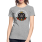 Frauen Premium Bio T-Shirt "Ich mach noch einen Salto dazu 20" - Grau meliert