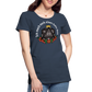 Frauen Premium Bio T-Shirt "Ich mach noch einen Salto dazu 20" - Navy
