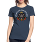 Frauen Premium Bio T-Shirt "Ich mach noch einen Salto dazu 20" - Navy