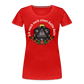 Frauen Premium Bio T-Shirt "Ich mach noch einen Salto dazu 20" - Rot