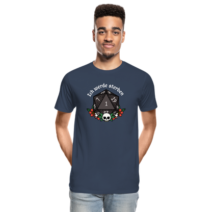 Männer Premium Bio T-Shirt "Ich werde sterben1" - Navy