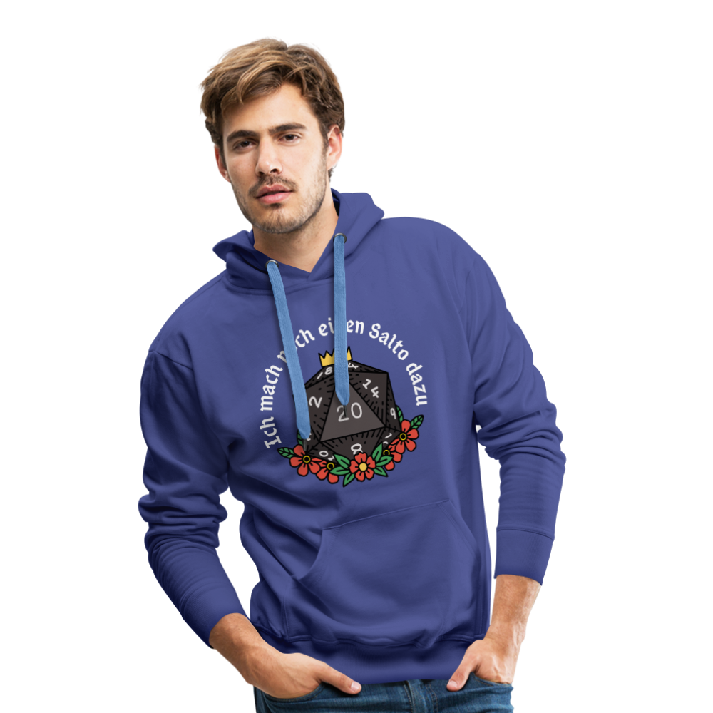 Männer Premium Hoodie "Ich mach noch einen Salto dazu 20" - Königsblau