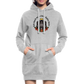 Hoodie-Kleid "Ich mach noch einen Salto dazu 20" - Grau meliert