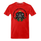 Männer Premium Bio T-Shirt " Ich mach noch einen Salto dazu 1" - Rot