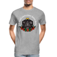 Männer Premium Bio T-Shirt "Ich mach noch einen Salto dazu 20" - Grau meliert