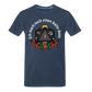 Männer Premium Bio T-Shirt "Ich mach noch einen Salto dazu 20" - Navy