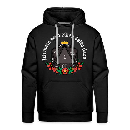 Men’s Premium Hoodie "Ich mach noch einen Salto dazu 1" - Schwarz