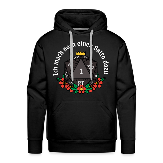 Men’s Premium Hoodie "Ich mach noch einen Salto dazu 1" - Schwarz