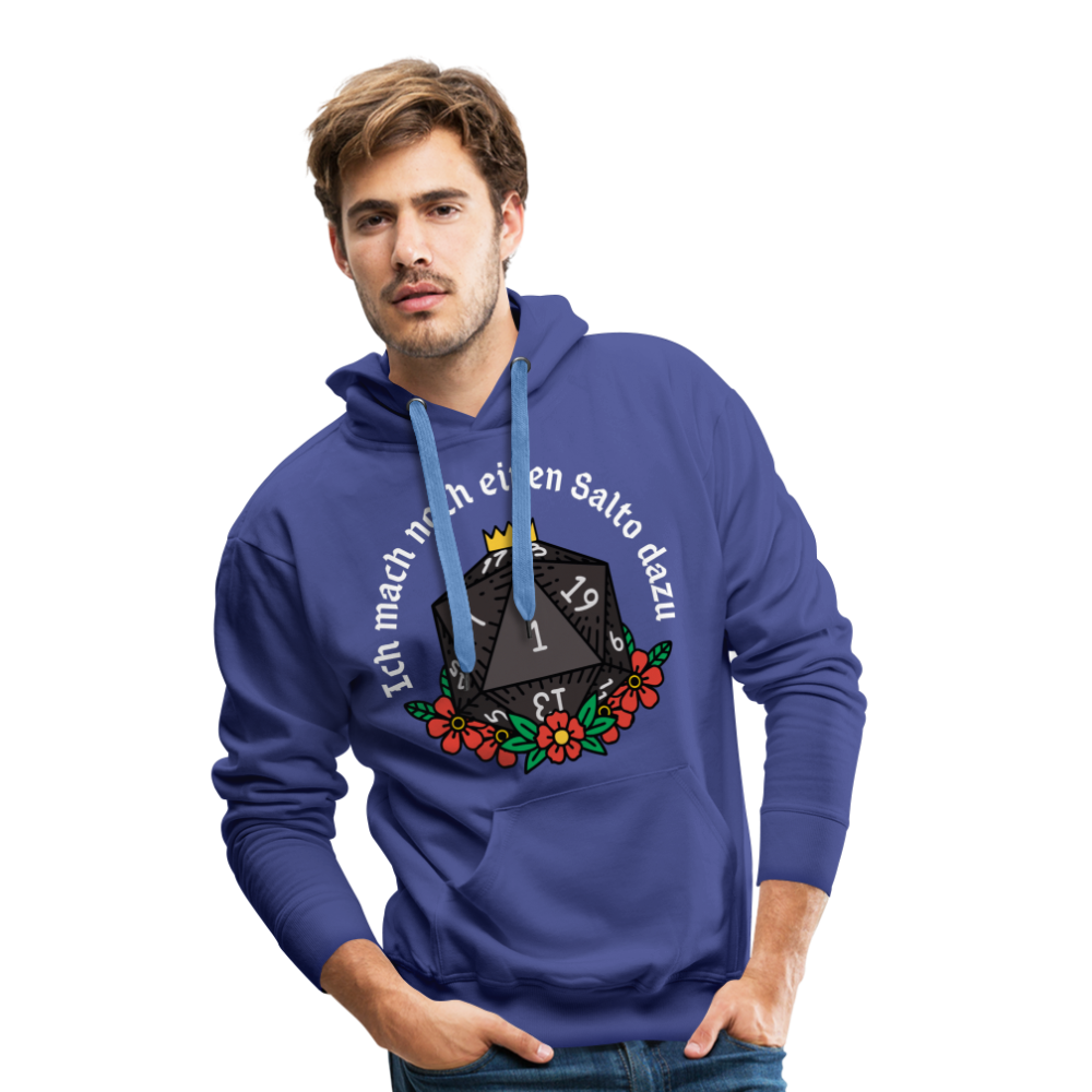 Men’s Premium Hoodie "Ich mach noch einen Salto dazu 1" - Königsblau