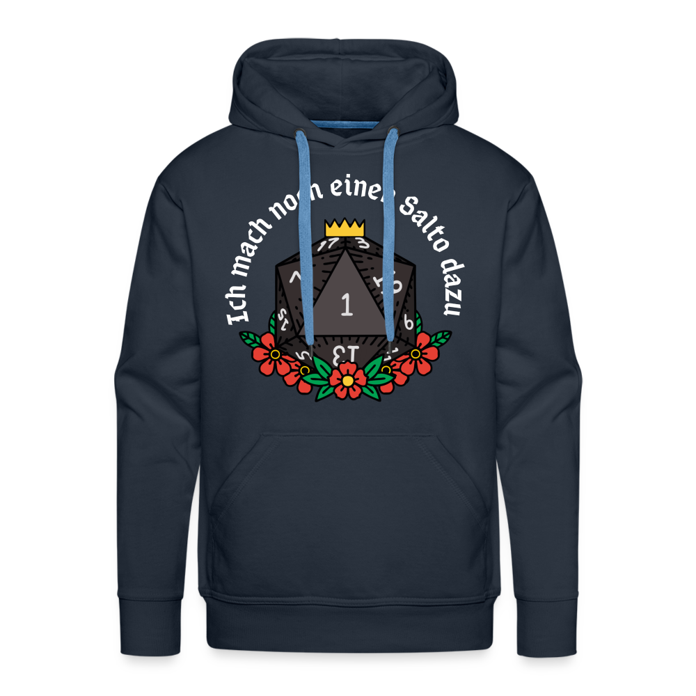 Men’s Premium Hoodie "Ich mach noch einen Salto dazu 1" - Navy