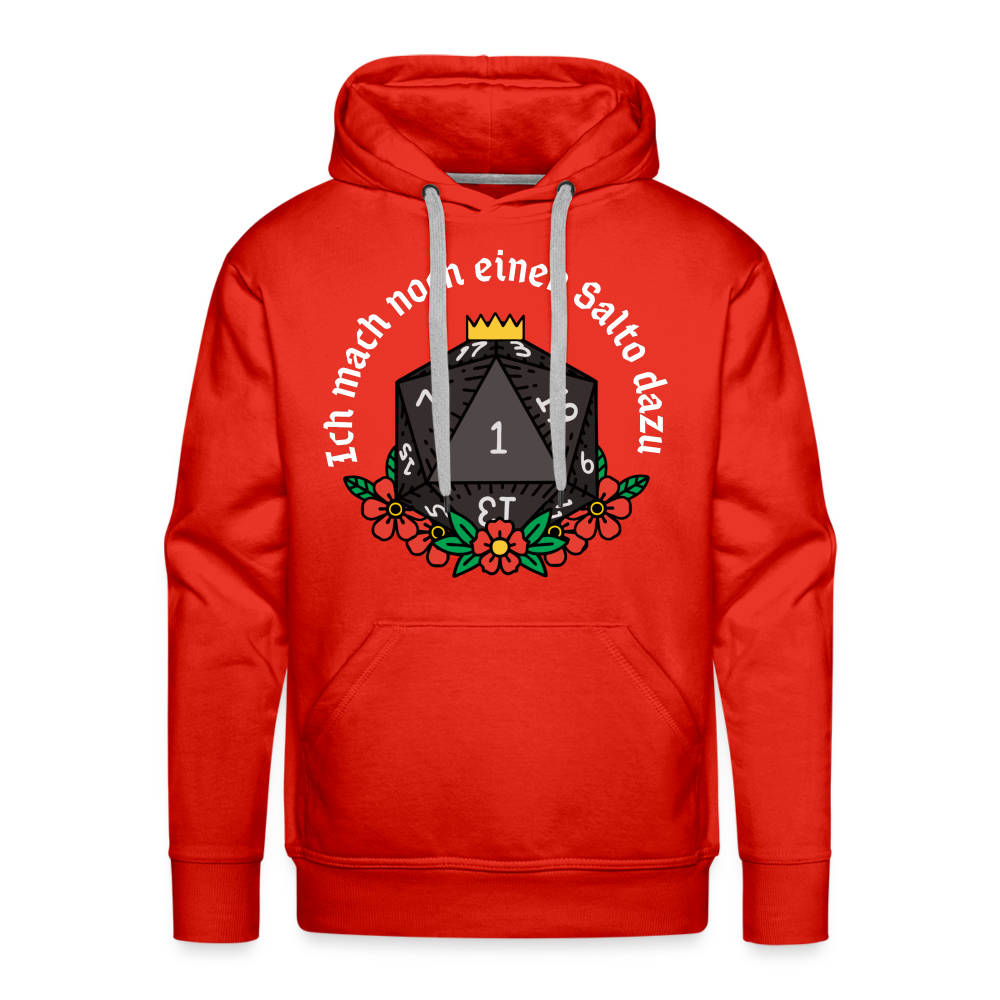 Men’s Premium Hoodie "Ich mach noch einen Salto dazu 1" - Rot
