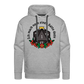 Men’s Premium Hoodie "Ich mach noch einen Salto dazu 1" - Grau meliert
