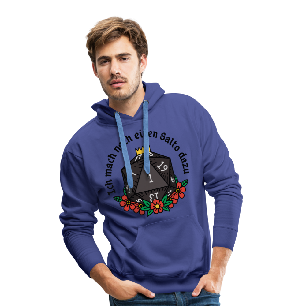 Men’s Premium Hoodie "Ich mach noch einen Salto dazu 1" - Königsblau