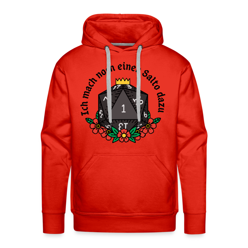 Men’s Premium Hoodie "Ich mach noch einen Salto dazu 1" - Rot