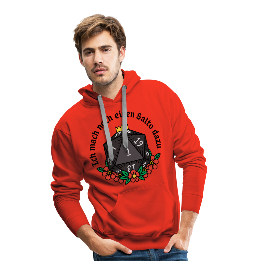 Men’s Premium Hoodie "Ich mach noch einen Salto dazu 1" - Rot