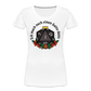 Frauen Premium Bio T-Shirt "Ich mach noch einen Salto dazu 1" - weiß