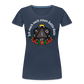 Frauen Premium Bio T-Shirt "Ich mach noch einen Salto dazu 1" - Navy
