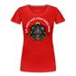 Frauen Premium Bio T-Shirt "Ich mach noch einen Salto dazu 1" - Rot