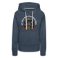 Frauen Premium Hoodie "Ich mach noch einen Salto dazu 1" - Jeansblau
