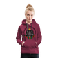 Frauen Premium Hoodie "Ich mach noch einen Salto dazu 1" - Bordeaux