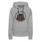 Frauen Premium Hoodie "Ich mach noch einen Salto dazu 1" - Grau meliert