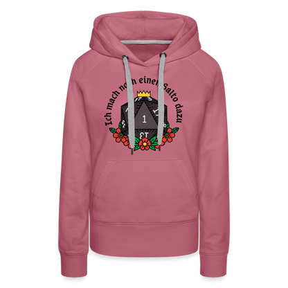 Frauen Premium Hoodie "Ich mach noch einen Salto dazu 1" - Malve