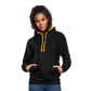 Kontrast-Hoodie Rote Fäden farbig - Schwarz/Gold
