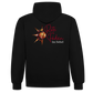 Kontrast-Hoodie Rote Fäden farbig - Schwarz/Gold